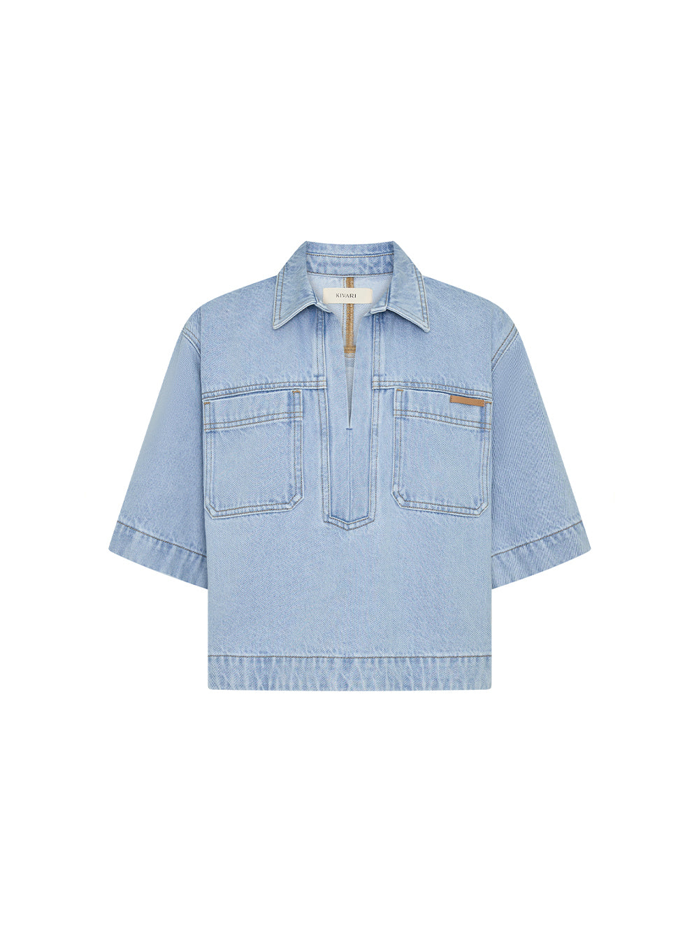 Avery Denim Top