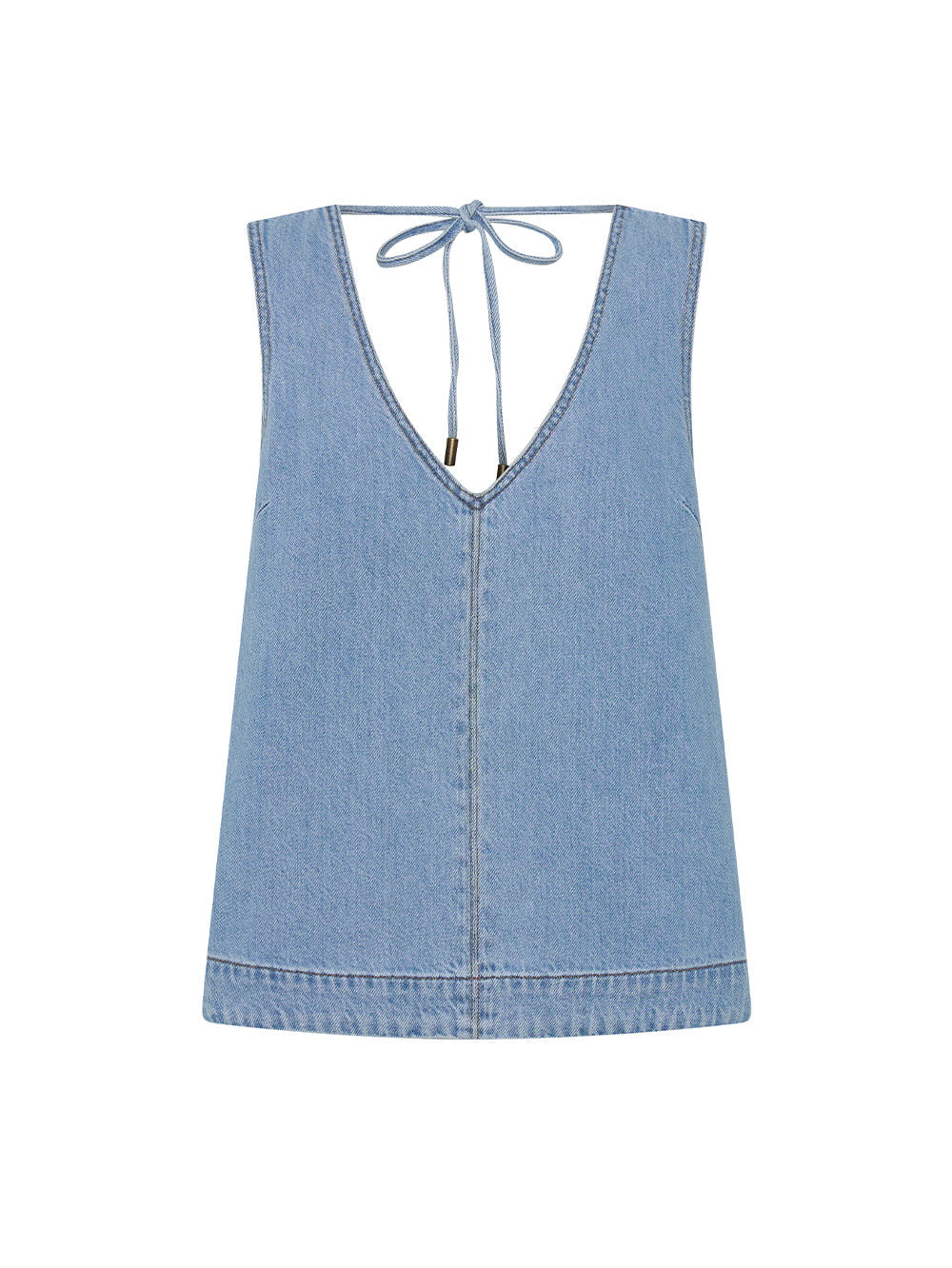 Emilie Denim Top