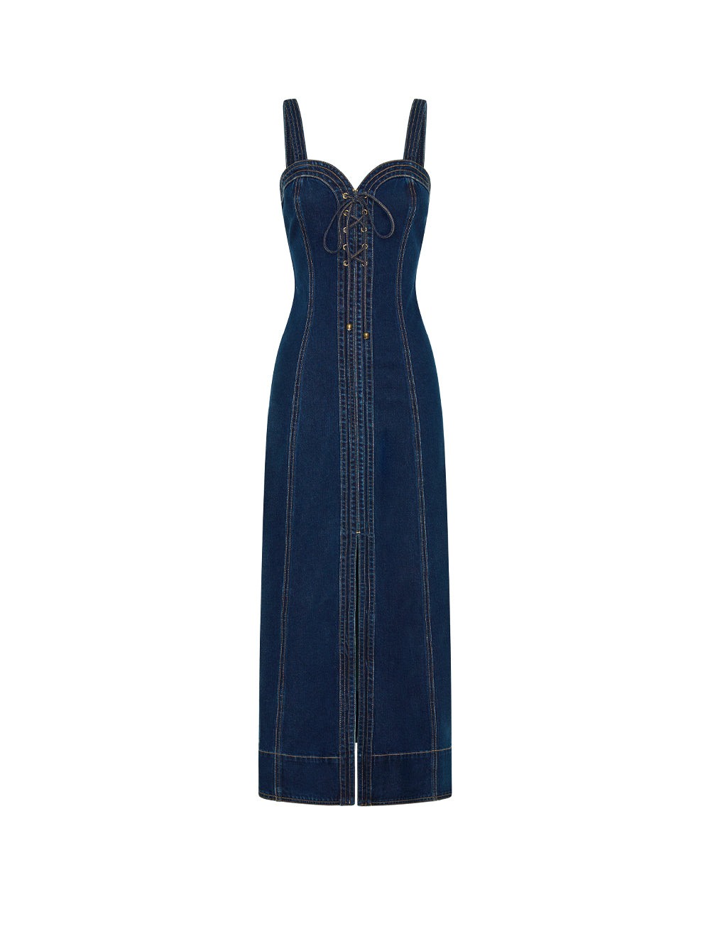Joelle Denim Maxi Dress
