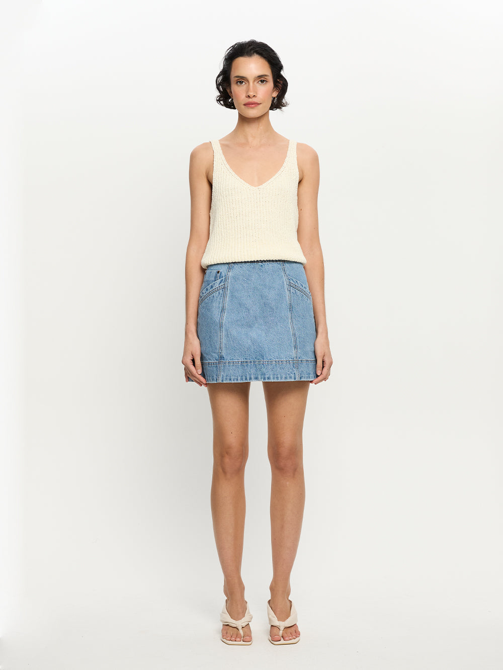 Alba Denim Mini Skirt