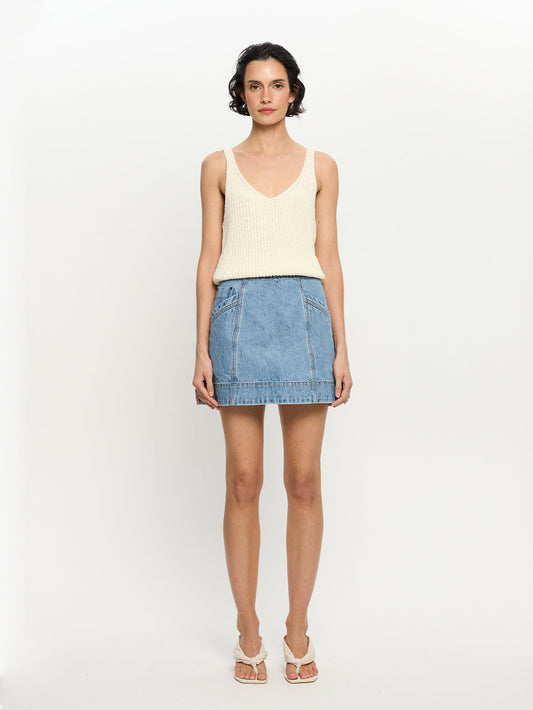 Alba Denim Mini Skirt