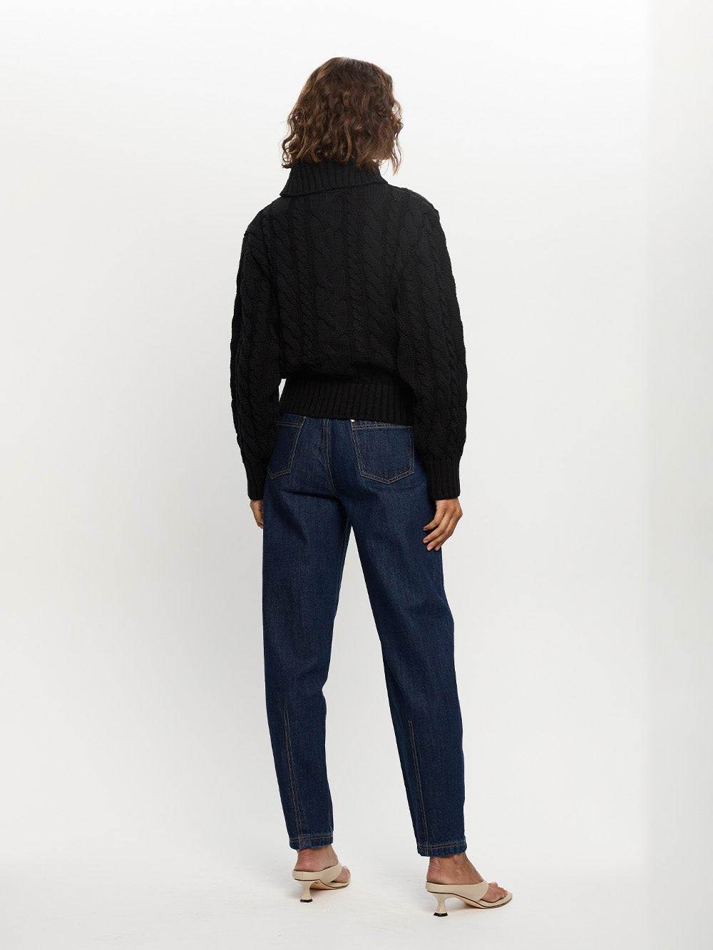 Anya Roll Neck Knit Sweater