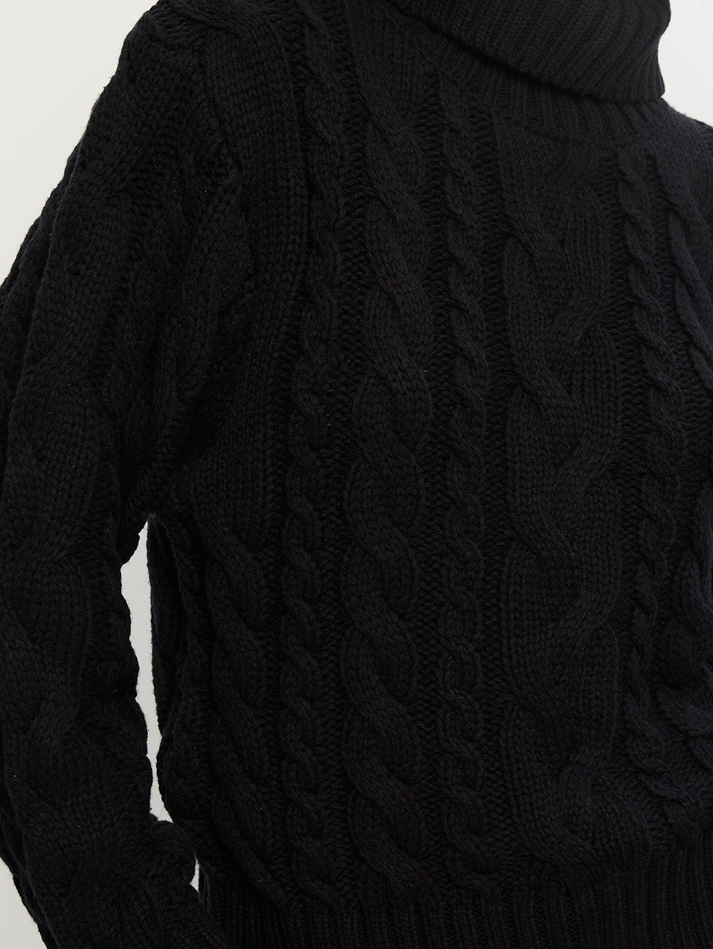 Anya Roll Neck Knit Sweater