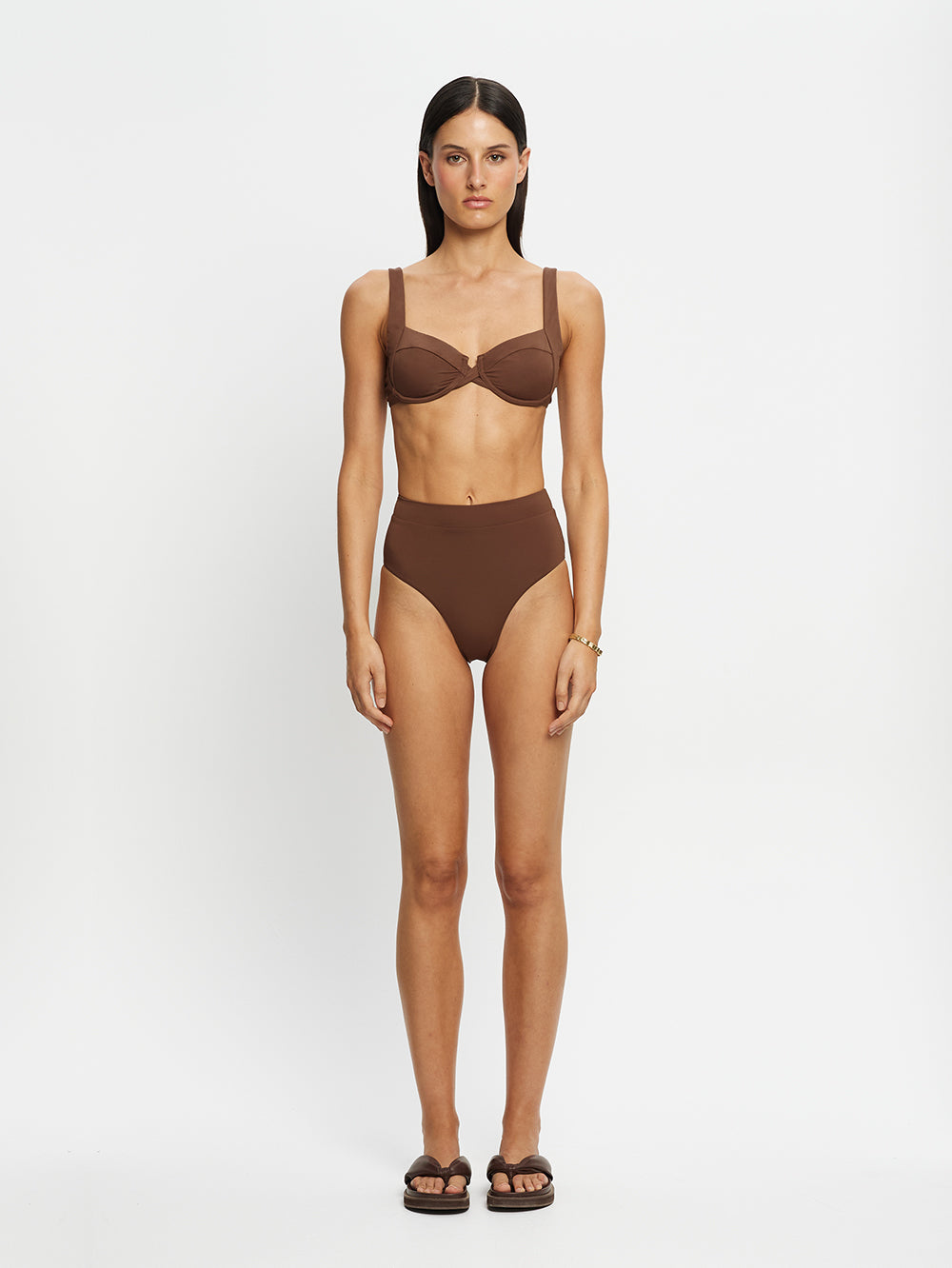 Ariella High Waist Bikini Bottom