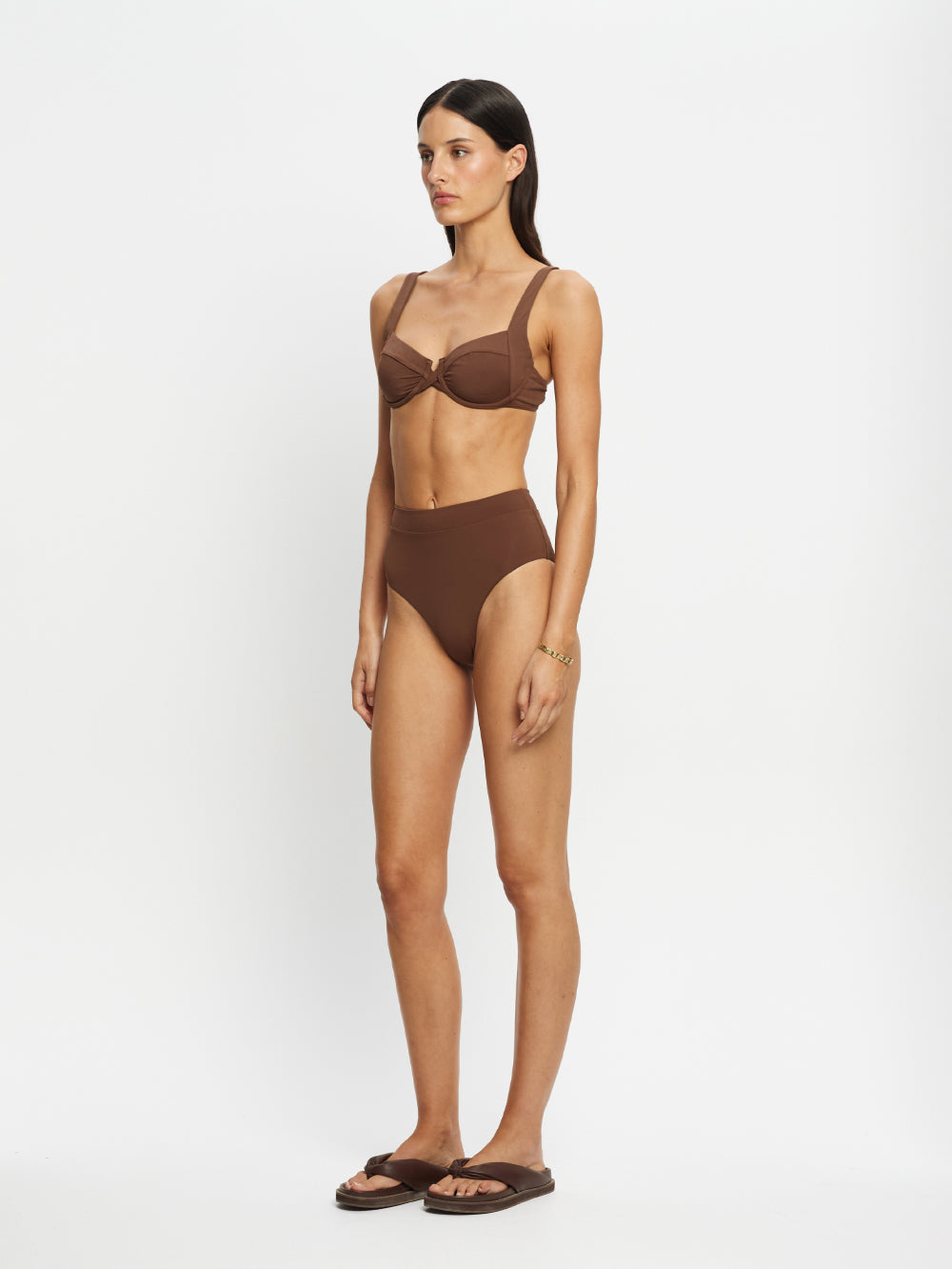 Ariella High Waist Bikini Bottom