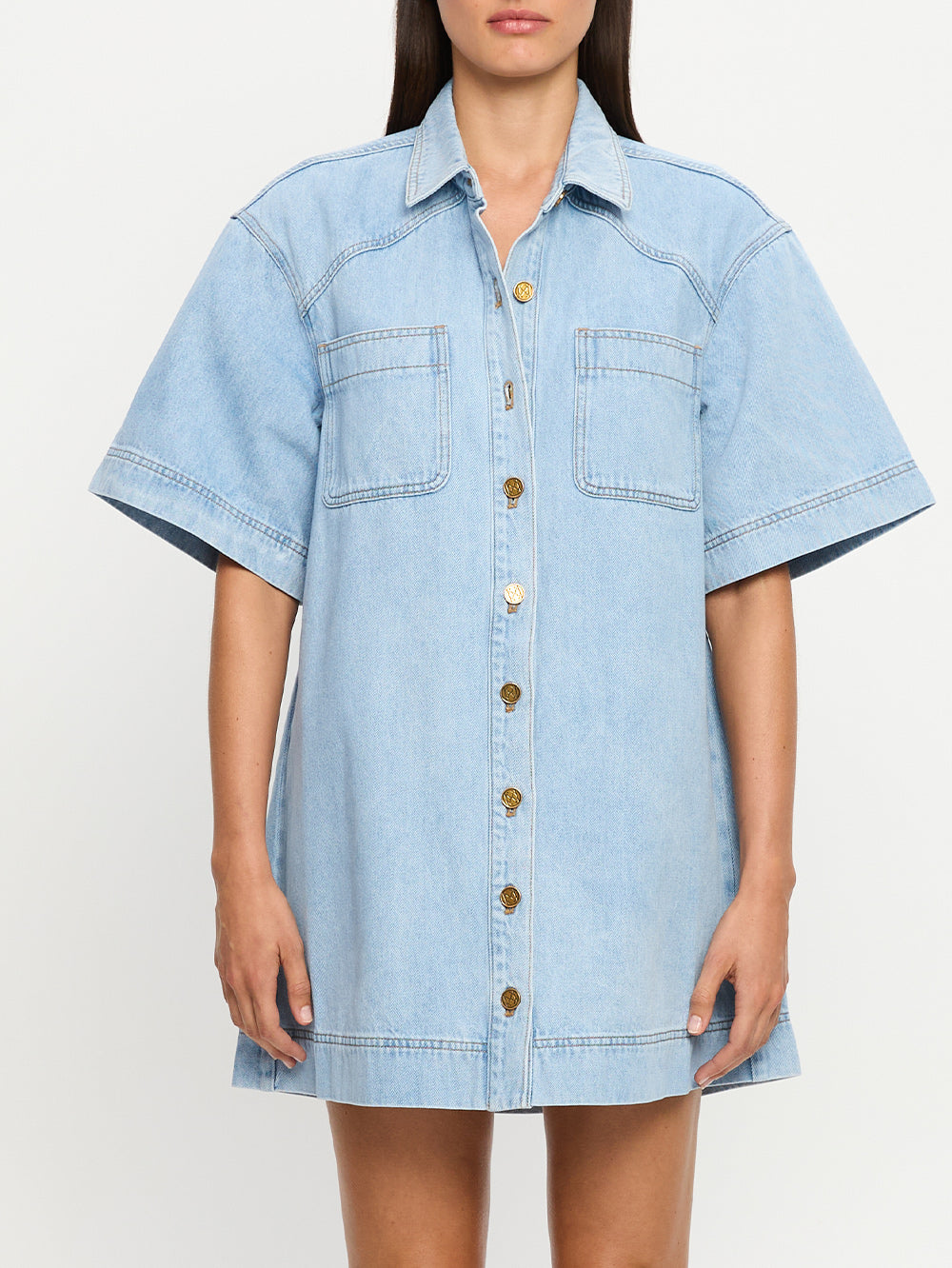 Avery Denim Mini Dress