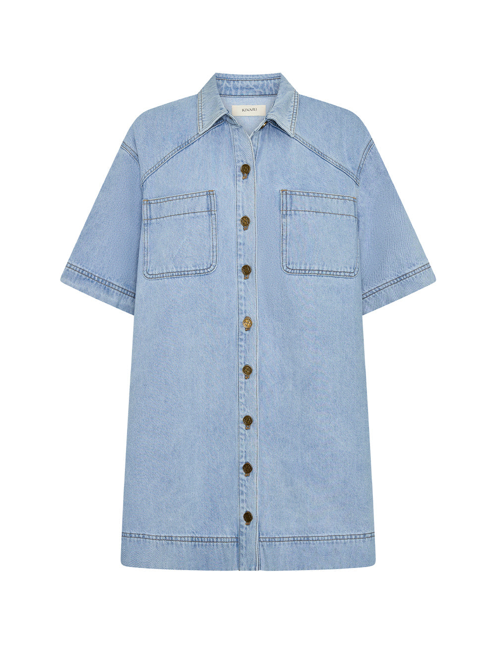 Avery Denim Mini Dress