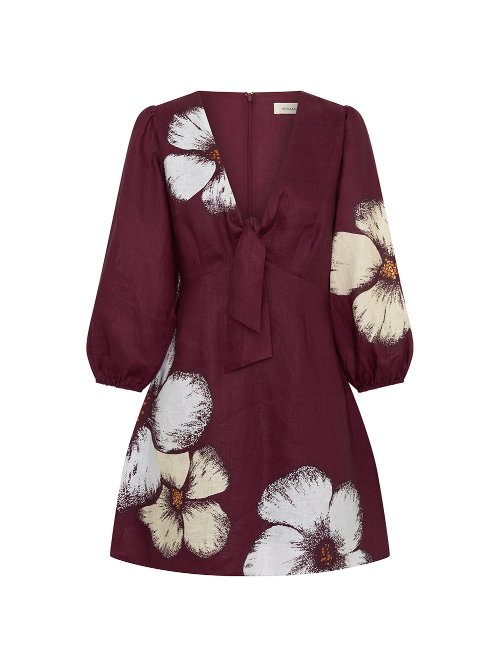 Brodie Tie Front Mini Dress