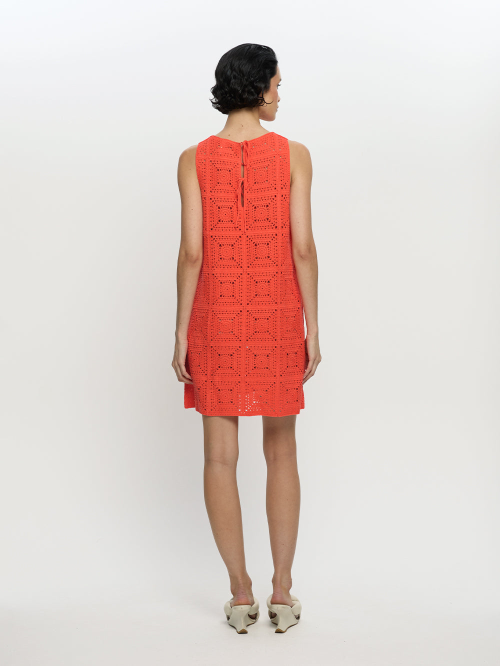 Brenna Crochet Mini Dress