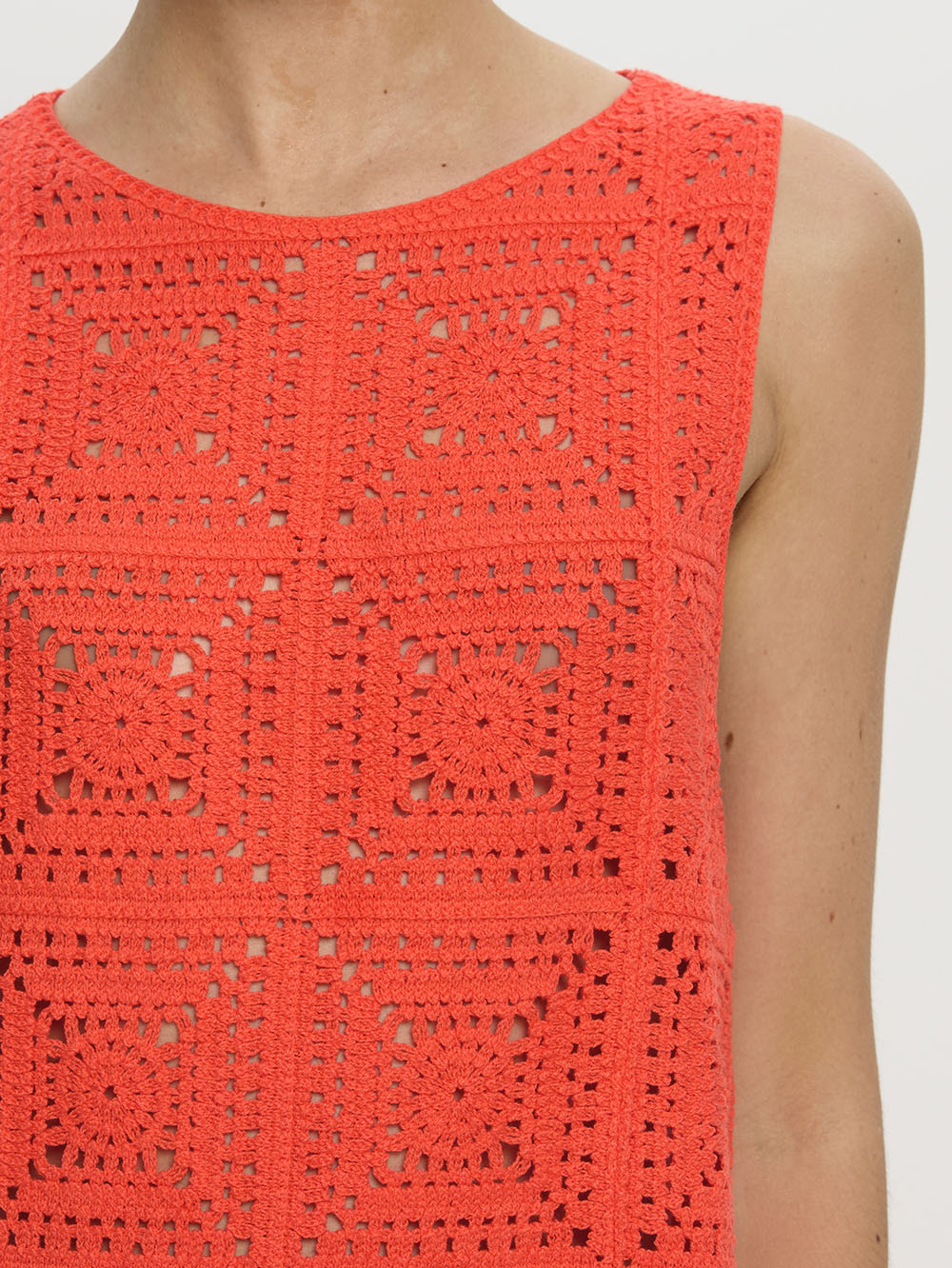 Brenna Crochet Mini Dress