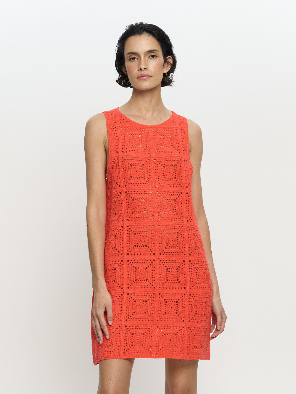 Brenna Crochet Mini Dress