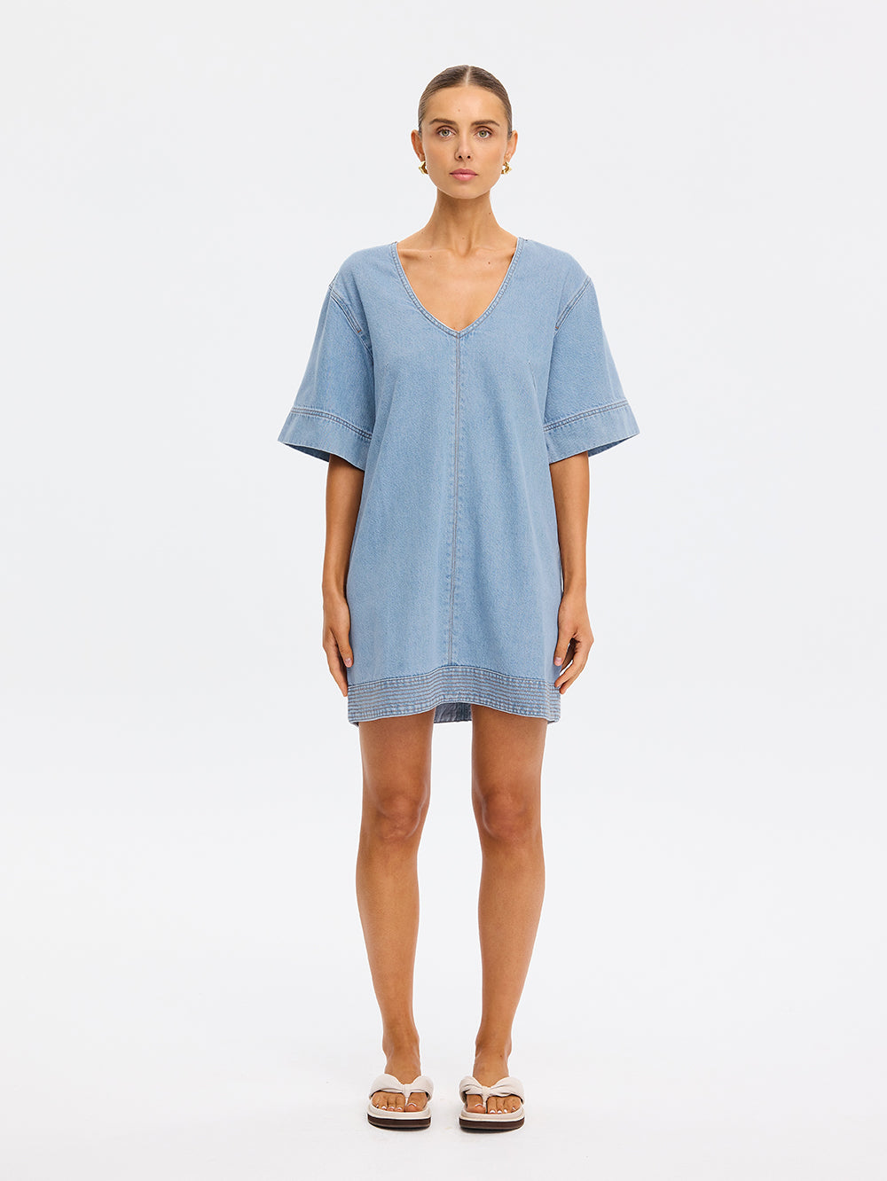 Emilie Denim Mini Dress
