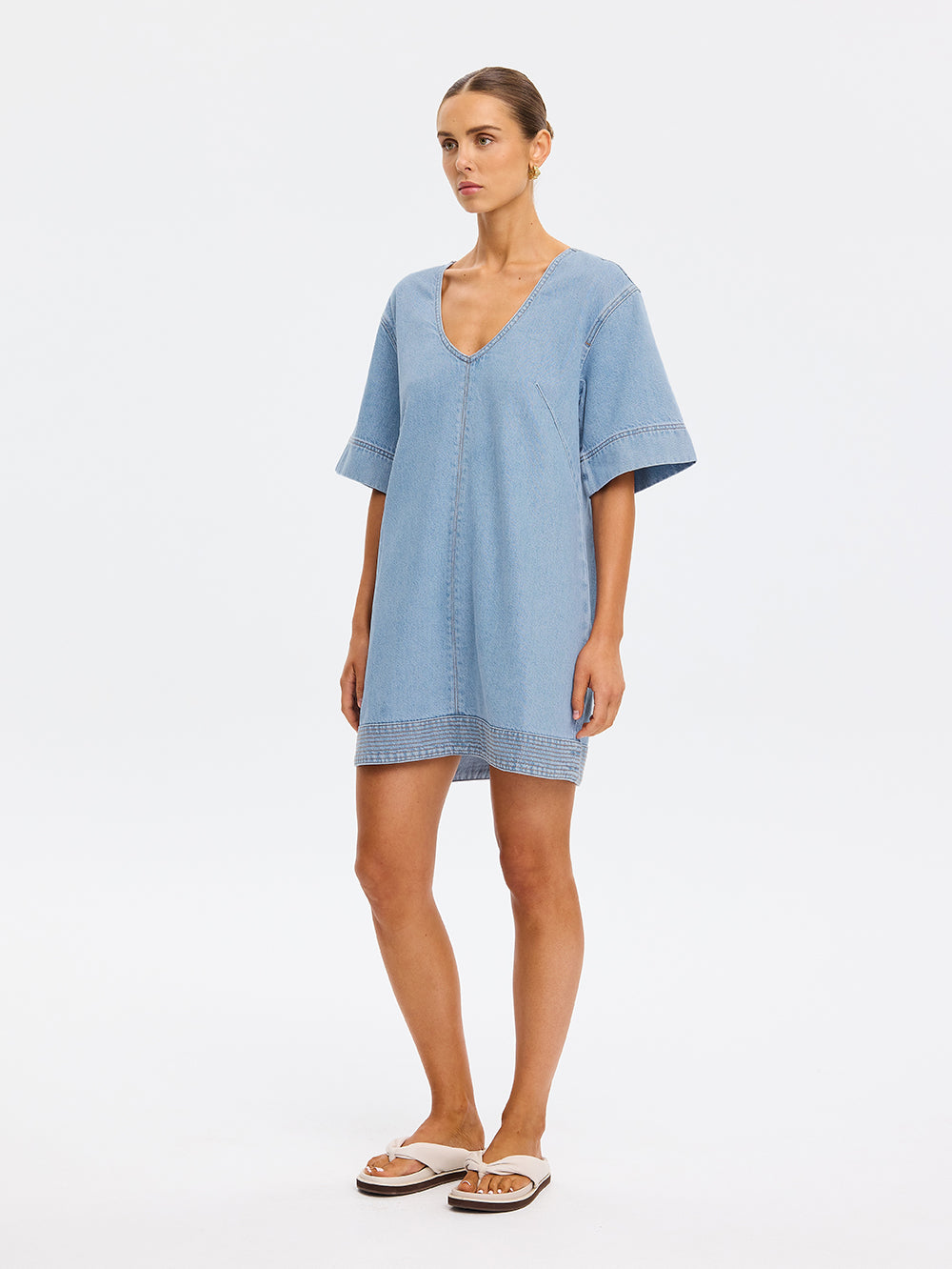 Emilie Denim Mini Dress