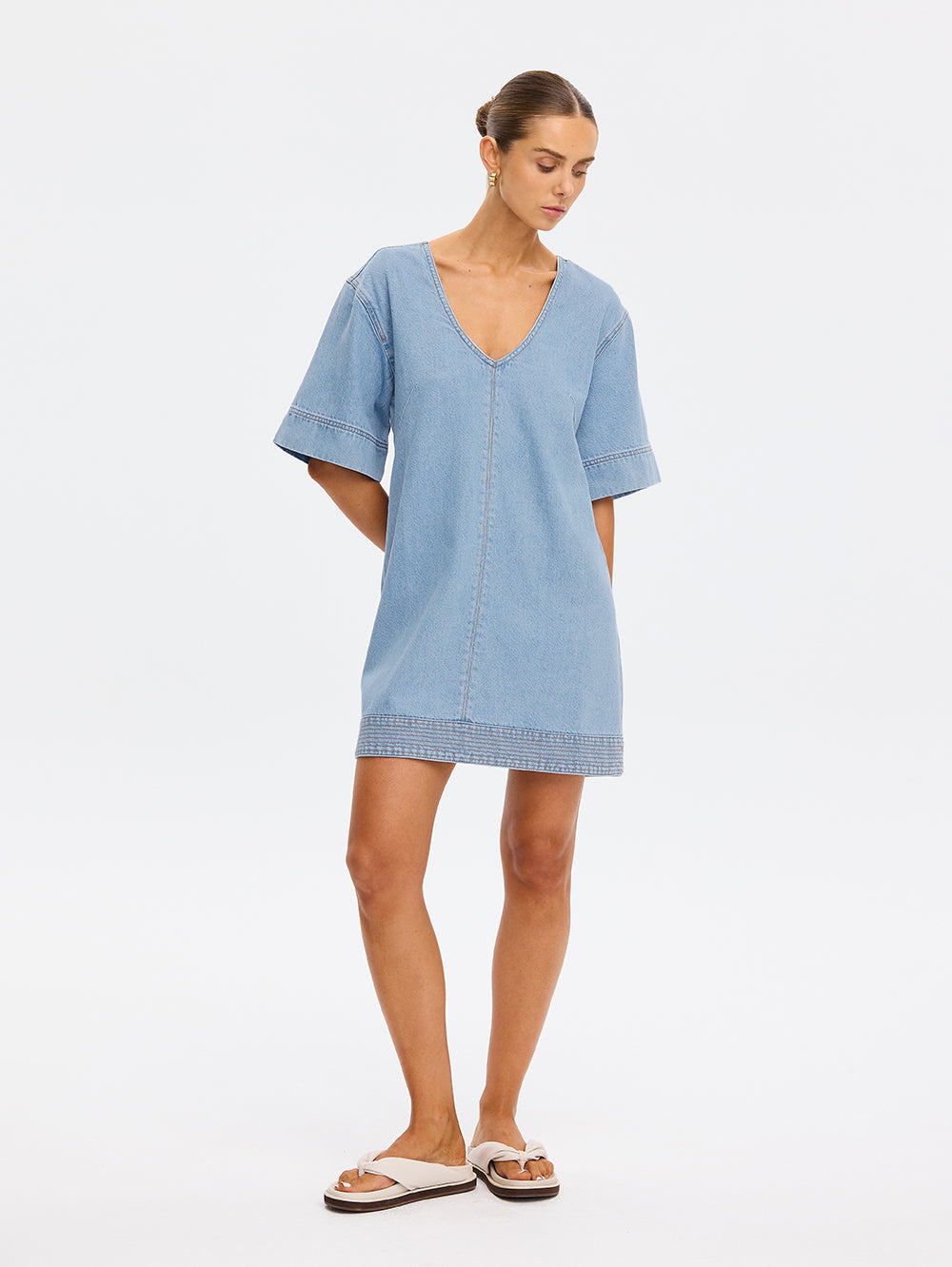 Emilie Denim Mini Dress