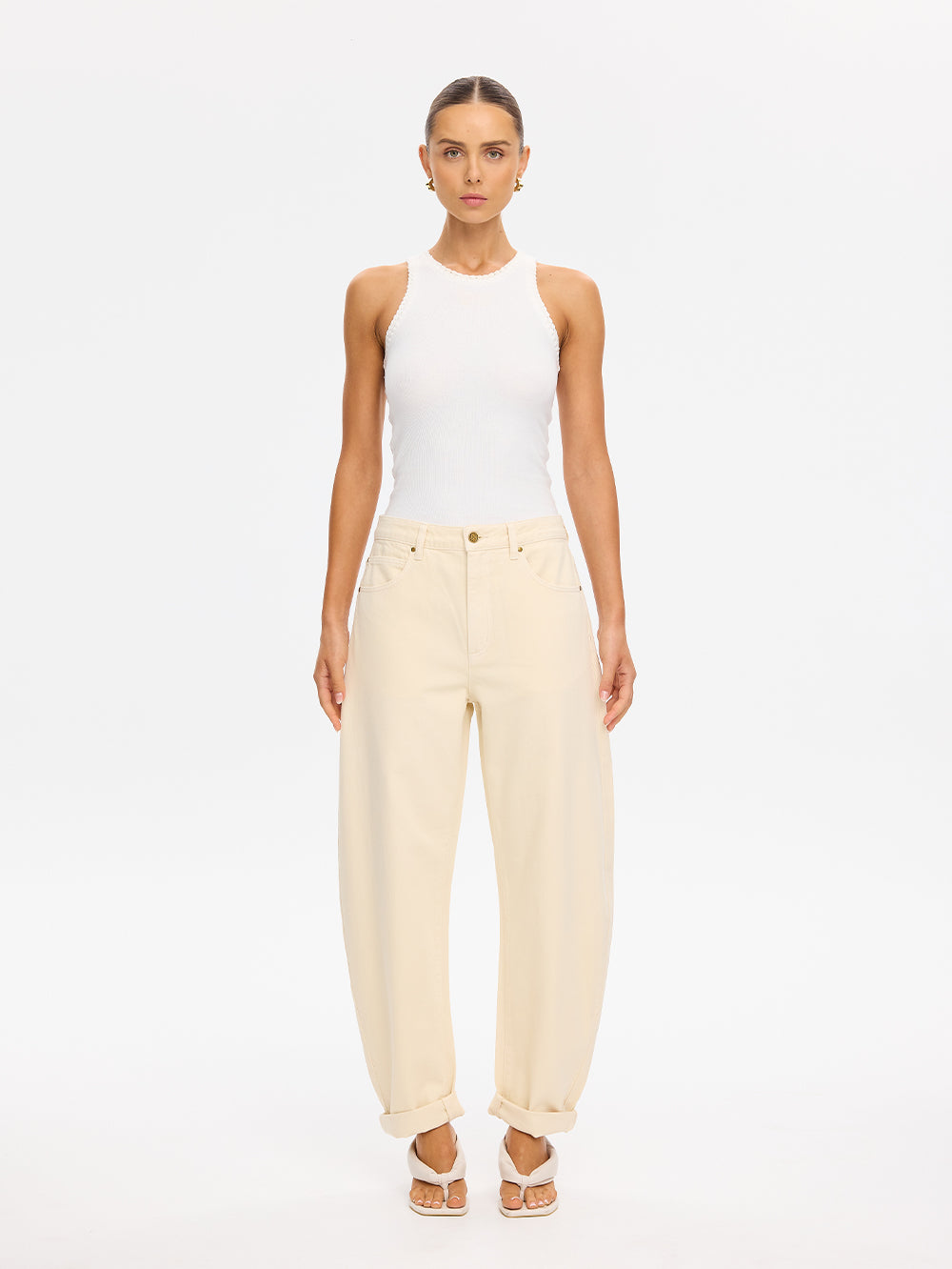 Evita Denim Barrel Jean
