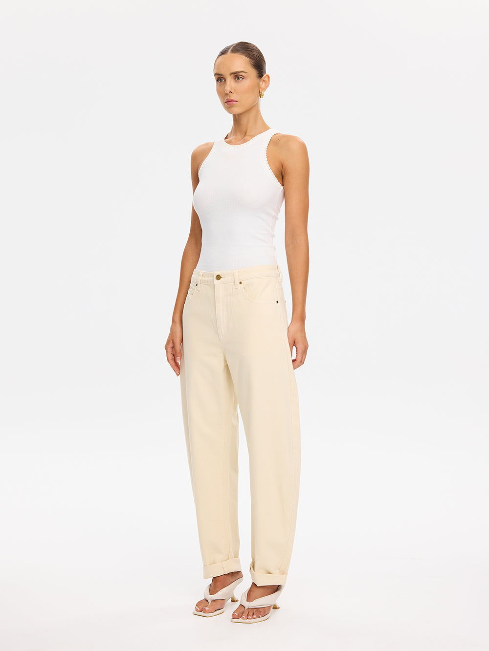 Evita Denim Barrel Jean