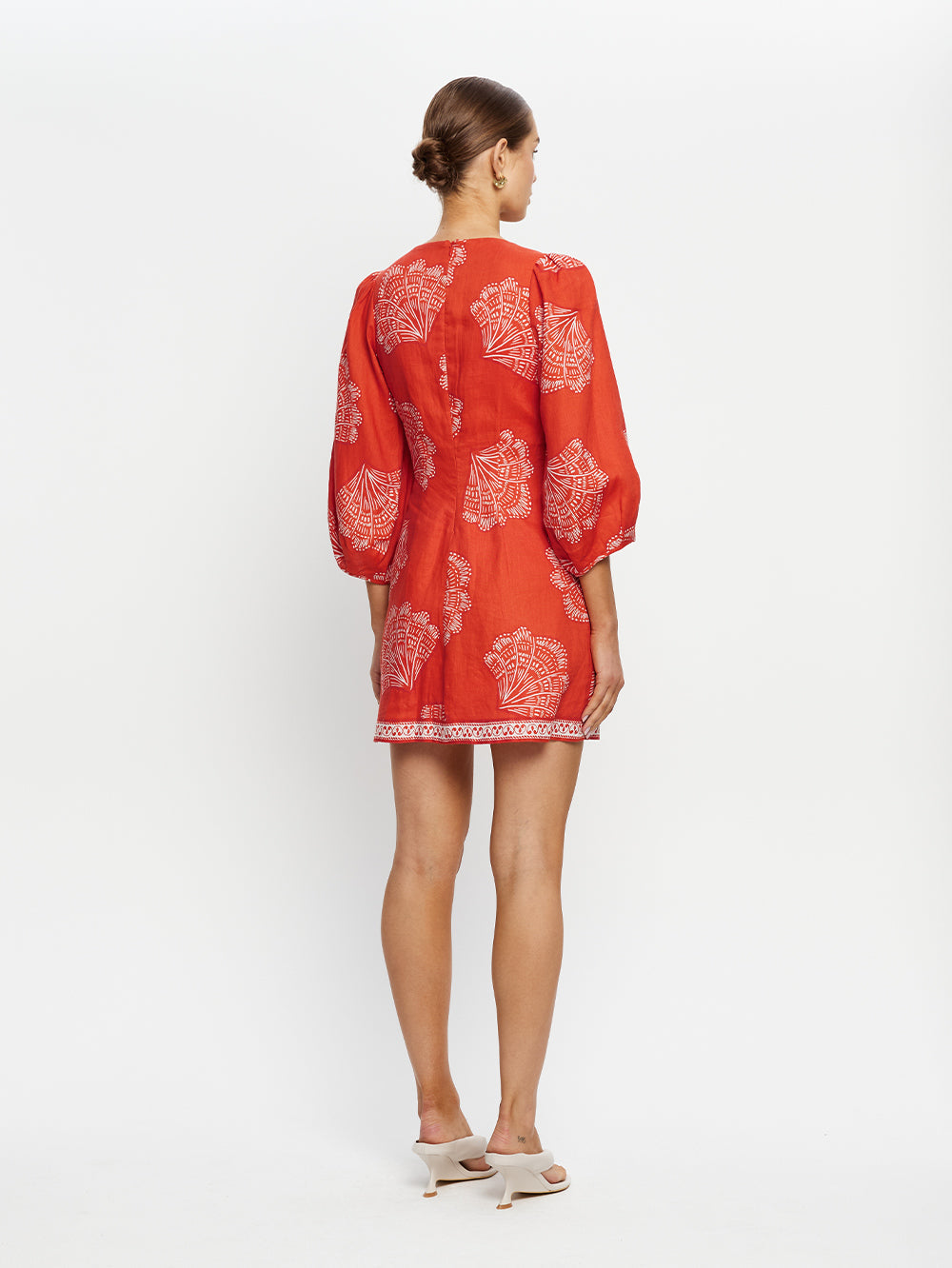 Indira Tie Front Mini Dress