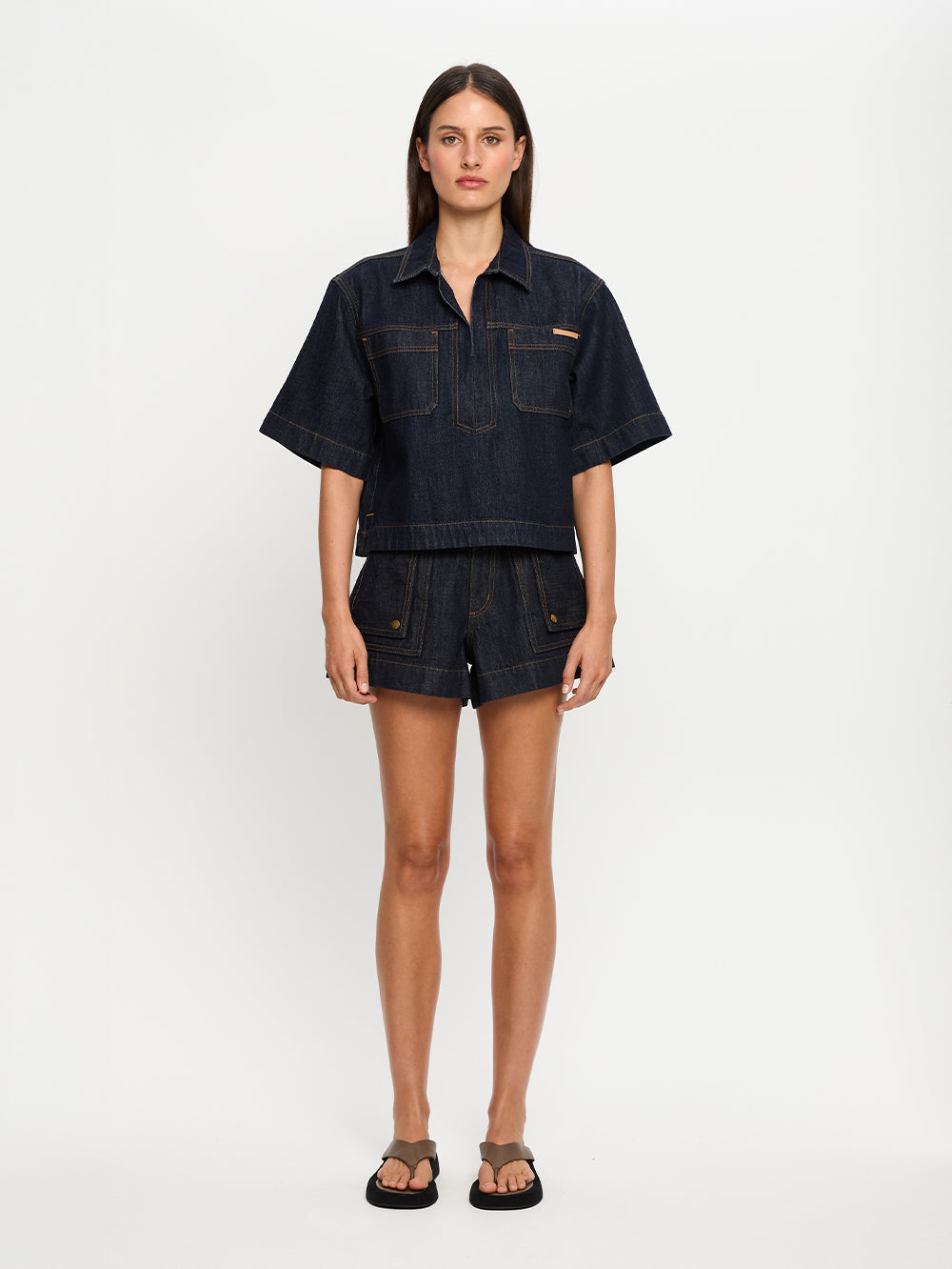 Immy Denim Top