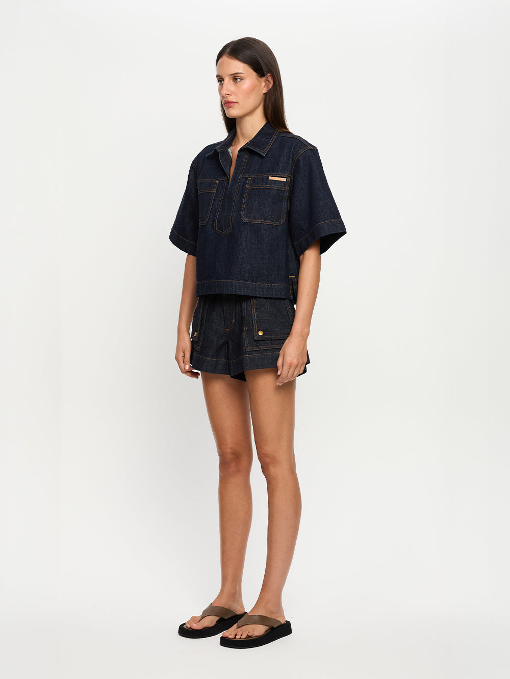 Immy Denim Top