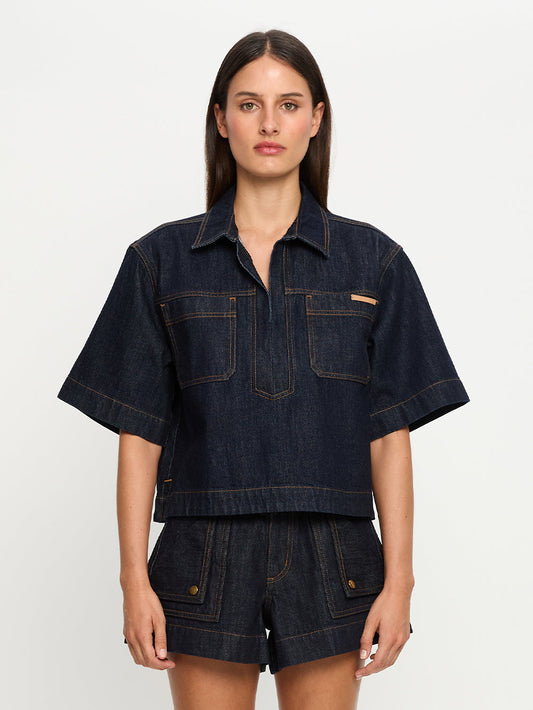 Immy Denim Top