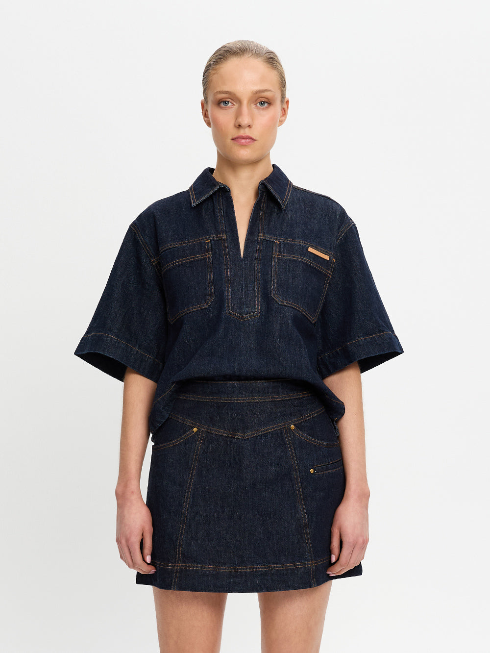 Immy Denim Top