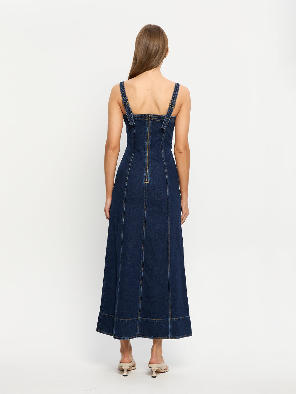 Joelle Denim Maxi Dress