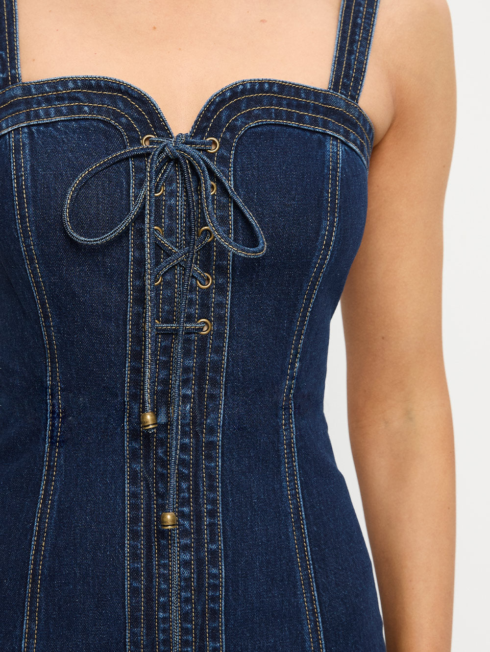 Joelle Denim Maxi Dress
