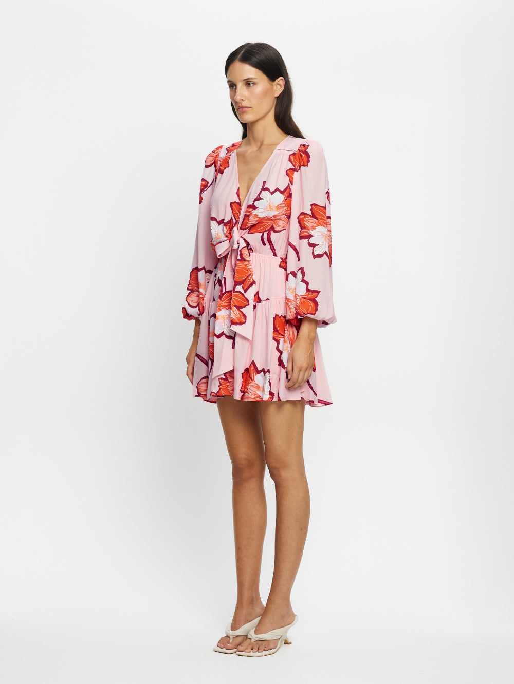 Lani Tie Front Mini Dress