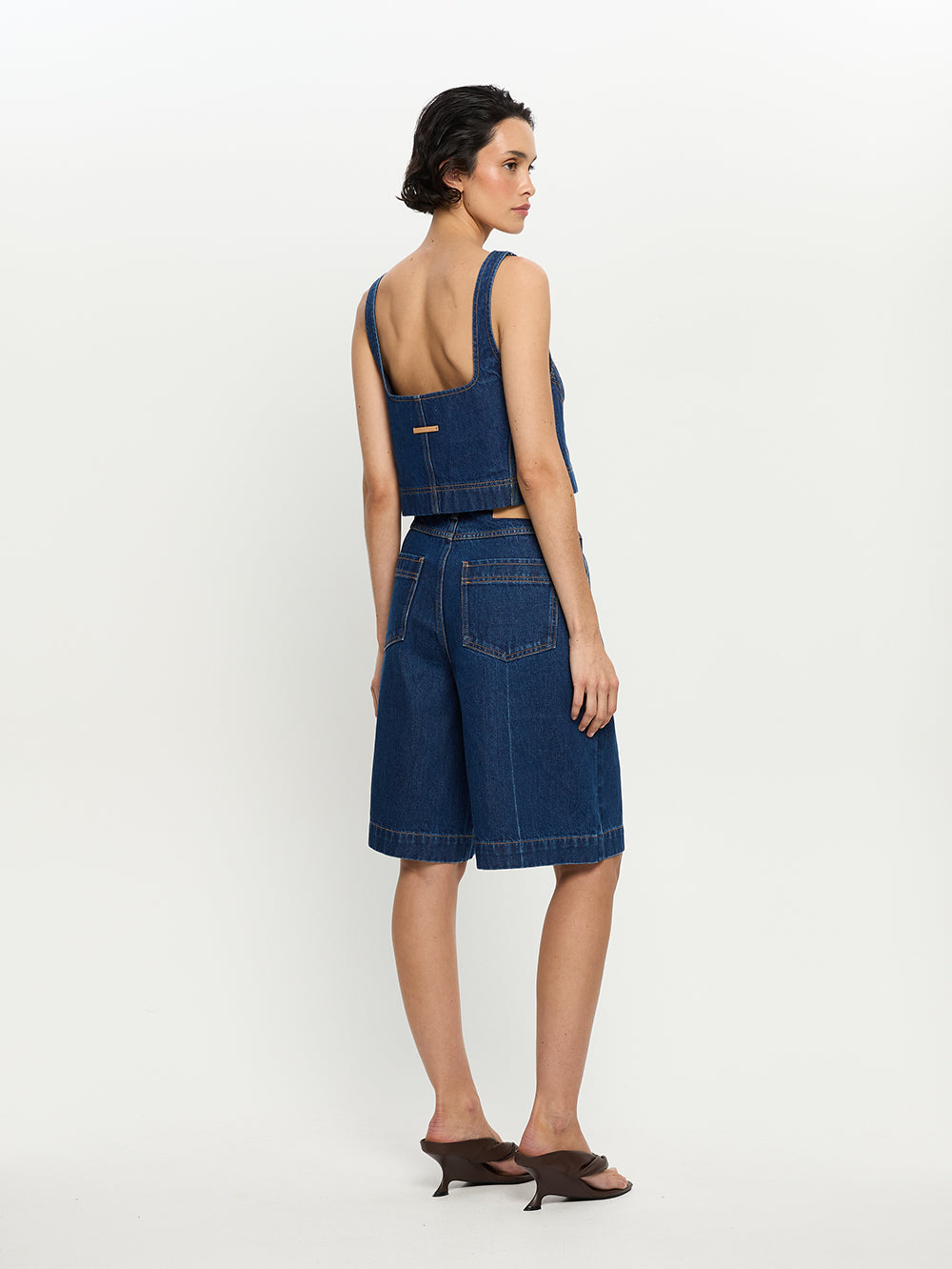Carla Denim Top