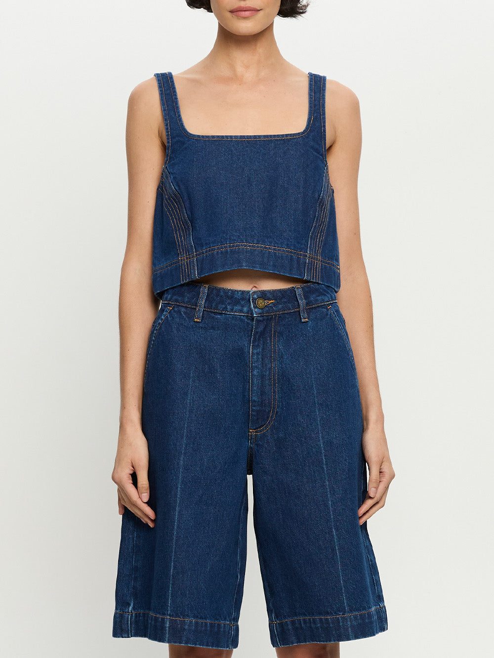 Carla Denim Top