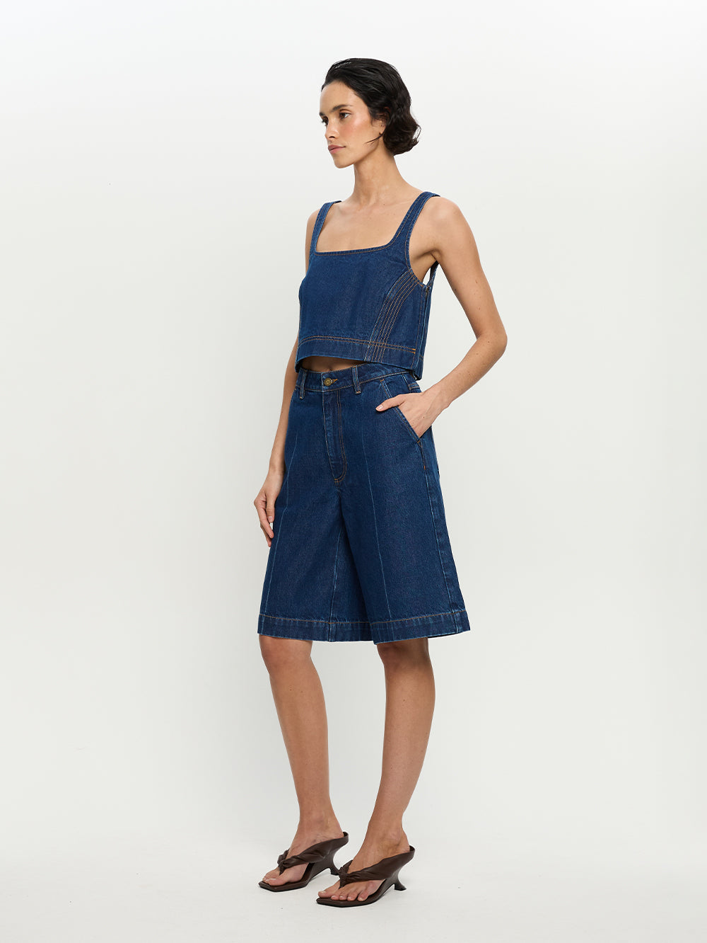Indie Denim Bermuda Short