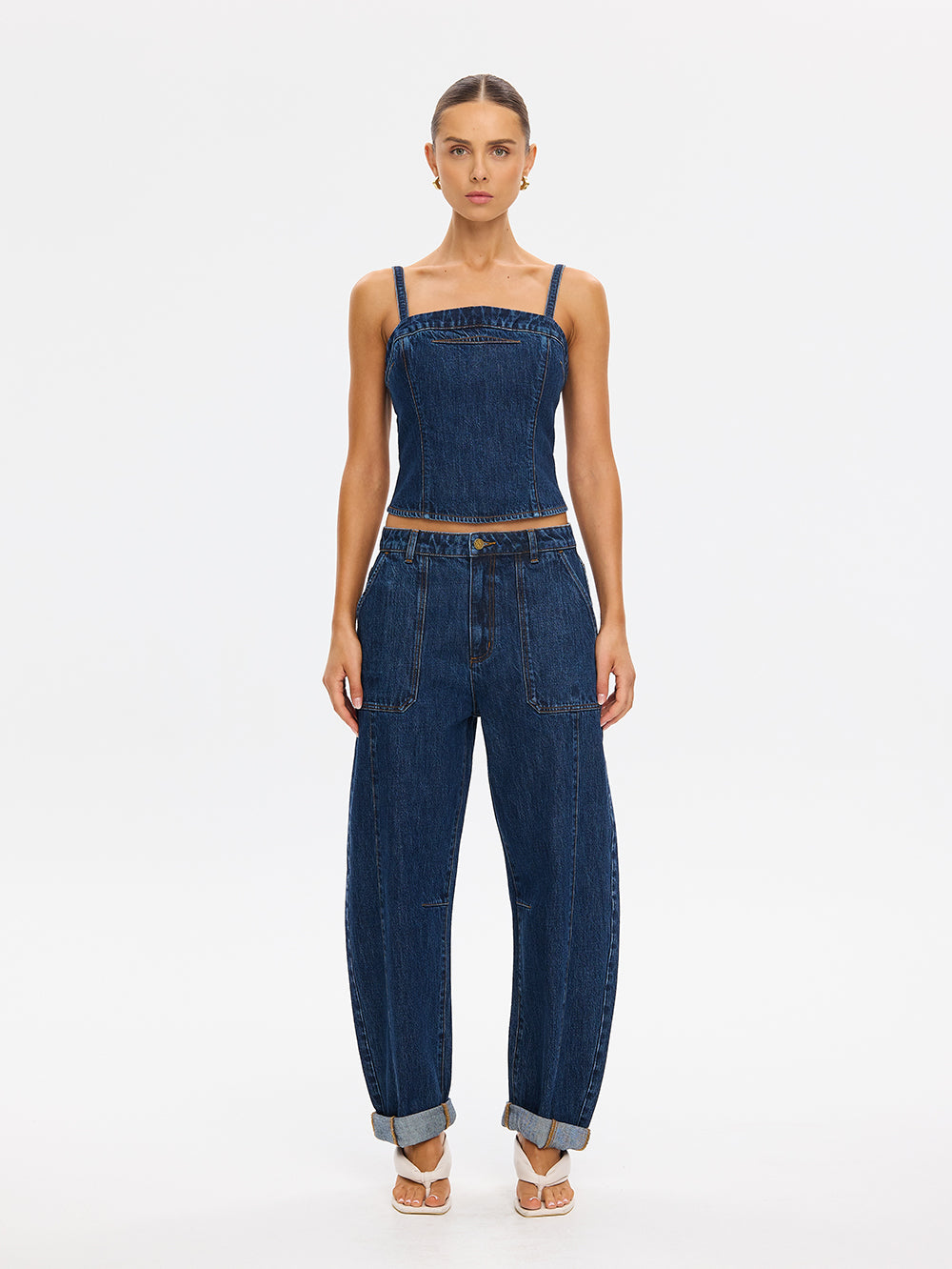 Nixie Denim Top