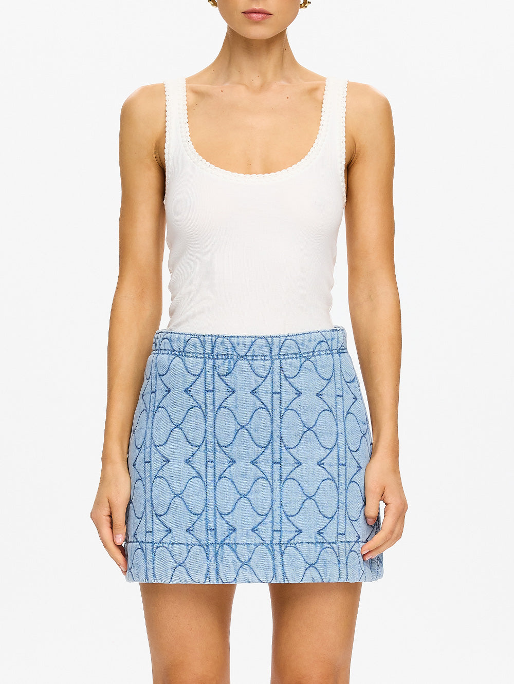 Joey Denim Mini Skirt