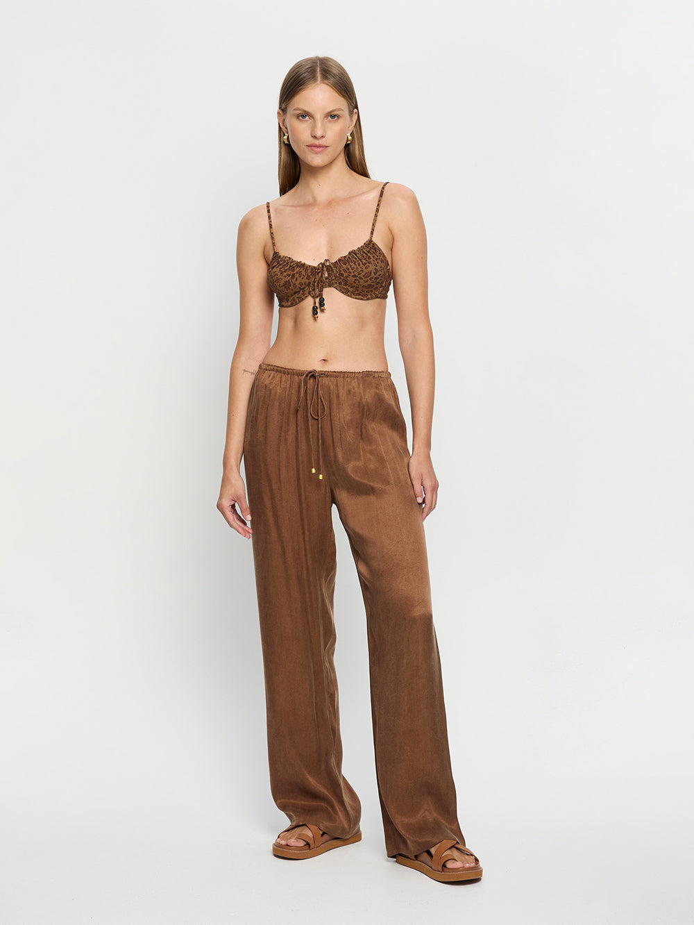 Nicole Gathered Bikini Top