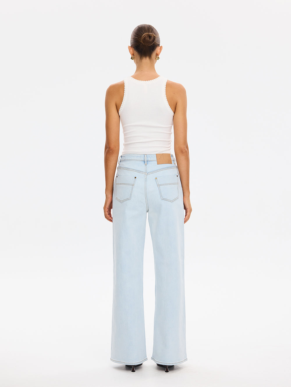 Parker Wide Leg Denim Jean