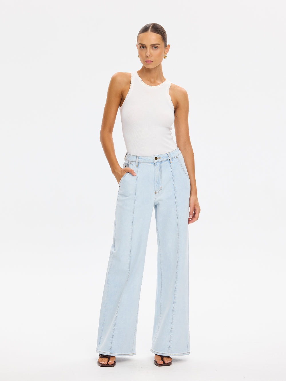 Parker Wide Leg Denim Jean