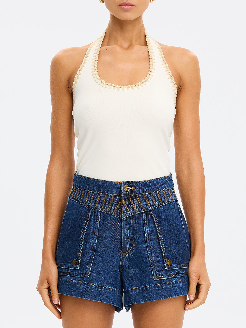 Rhea Halter Top