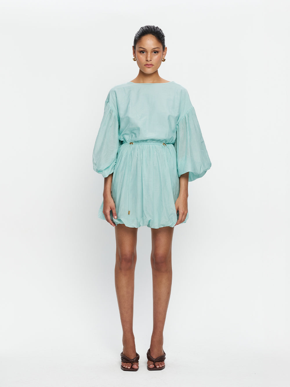 Riley Bubble Hem Mini Dress