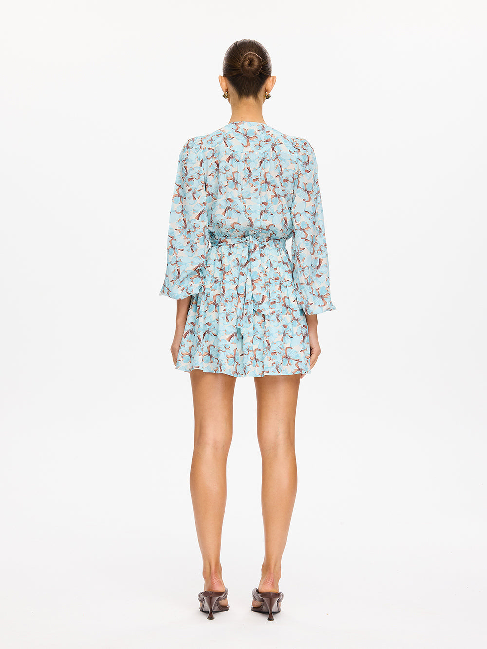 Lydia Tie Front Mini Dress