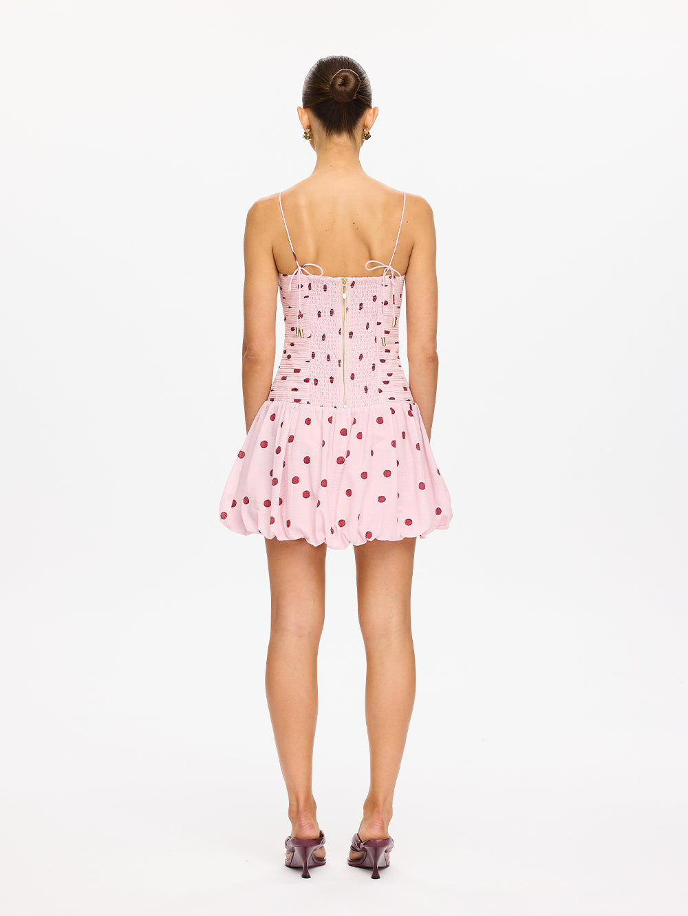 Sia Bubble Hem Mini Dress