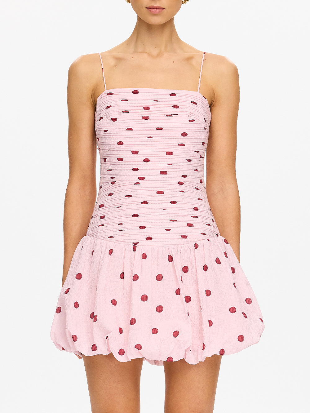 Sia Bubble Hem Mini Dress