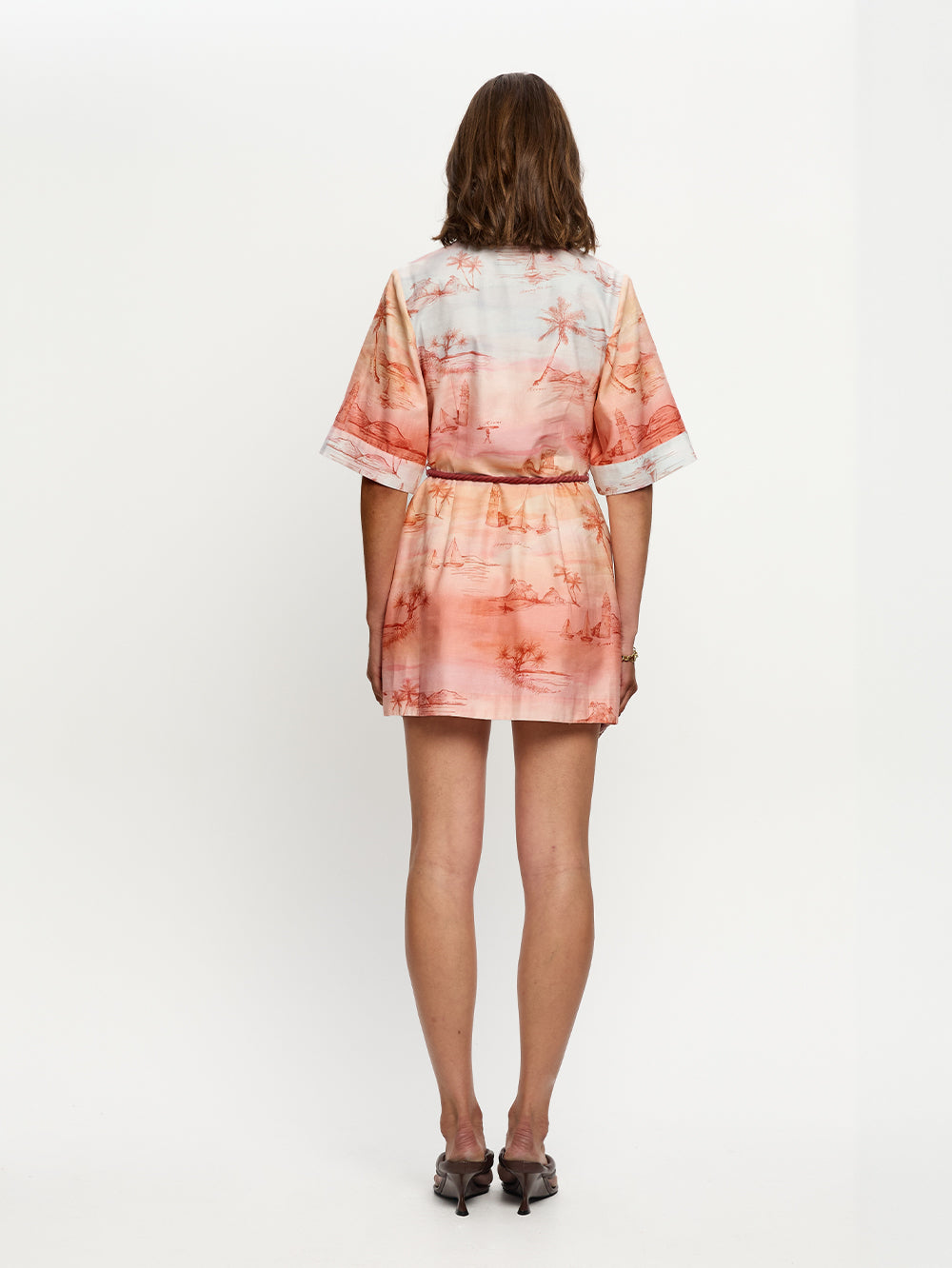 Sunset Shirt Mini Dress