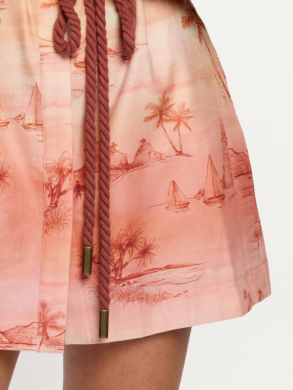 Sunset Shirt Mini Dress
